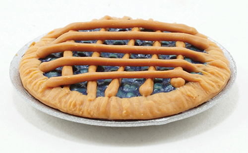 Dollhouse miniature BLUEBERRY PIE